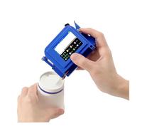 JCKJWL DC11 12.7mm/0.5inch Portable Mini Printer Handheld Inkjet Printer Non-encrypted QR Barcode Image Logo Date Coding Machine Multi-format Printing(With 2 ink)