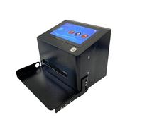 JCKJWL Desktop Inkjet Printer 12.7mm/25.4mm Thermal Inkjet Printer Batch Number Image QRcode Barcode Number Logo Expiry Date Multi-Functional Coding (25.4mm with 1 ink)