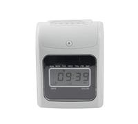 JCKJWL Digital Time Recorder For Small Business Attendance Punch Card Time Clock Office Staffs Check In Punching Machine With Multi-language and Staff Support(Type2)