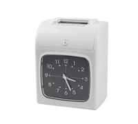 JCKJWL Digital Time Recorder For Small Business Attendance Punch Card Time Clock Office Staffs Check In Punching Machine With Multi-language and Staff Support(Type1)