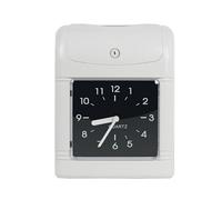 JCKJWL English Attendance Machine With Passcode Time Clock Punch Machine For Small Business Paper Card Time Clock With Multi-language and Staff Support(Type2)