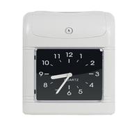 JCKJWL English Attendance Machine With Passcode Time Clock Punch Machine For Small Business Paper Card Time Clock With Multi-language and Staff Support(Type5)