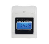 JCKJWL English Attendance Machine With Passcode Time Clock Punch Machine For Small Business Paper Card Time Clock With Multi-language and Staff Support(Type3)