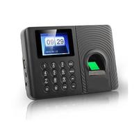 JCKJWL Fingerprint Attendance Biometric Machine System Employee Keypad Electric Time Clock Recorder USB Data Manage With Multi-language(A10 Attendance)
