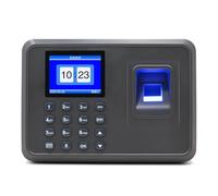 JCKJWL Fingerprint Attendance Machine Intelligent Biometric Fingerprint Time Clock For Small Businesses Recorder Device Employee With Multi-language and Staff Support