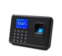 JCKJWL Fingerprint Attendance System Biometric Clock In Machine Employee Keypad Electric Time Clock Recorder USB Data Management Device With Multi-language and Staff Support