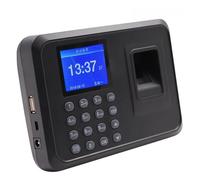 JCKJWL Fingerprint Attendance System Biometric Clock In Machine Employee Keypad Electric Time Clock Recorder USB Data Management Device With Multi-language