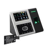 JCKJWL Fingerprint Face Time Clock Punch Machine Face Recognition Time Attendance Door Access Control System Optional WIFI For Small Businesses With Multi-language and Staff Support(Ic)