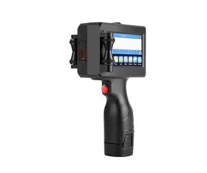 JCKJWL Handheld Inkjet Printer 12.7/25.4mm For Barcode Batch Date Number Expiry Date Coding Machine Non-encrypted 25 Languages Multi-format Printing(1 Cartridge-25.4mm)