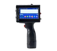 JCKJWL Handheld Inkjet Printer Portable Date Batch Number QR Code Packaging Bag Plastic Bottle Printing Machine 12.7mm Multi-format Printing(Printer with 1 ink)