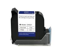 JCKJWL High Definition 25.4mm Online Inkjet Printer Black Ink Fast Dry Solvent Ink Cartridge For Unencrypted Online Printer Multi-Functional Coding (5PCS)
