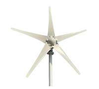 JCKJWL Horizontal Axis 3000W 3/5 Blades Windmill 12V 24V 48V Wind Power Small Wind Turbine Generator MPPT Controller For Home Use Low Noise, High Efficiency Power Generation(24V,3000W 5blades)