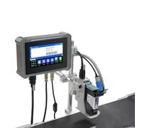 JCKJWL Industrial Online Inkjet Printer 12.7/25.4mm Thermal Inkjet Printer For Text QR Code Barcode Logo Expire Date Multi-Functional Coding (12.7mm with 1 ink)