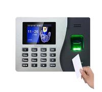 JCKJWL K14 USB RFID Card Biometric Fingerprint Recognition Time Attendance Machine Time Clcok Time Recorder For Small Businesses And Offices With Multi-language and Staff Support(IC)