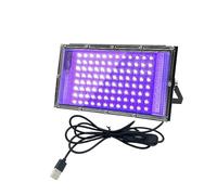 JCKJWL LED UV Flood Light 395nm USB 5V Ultraviolet Stage Light 50W 100W Waterproof Disco Fast Curing(96 Leds)