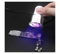 JCKJWL LED UV Resin Glue Curing Lamp USB Ultraviolet Light 405nm 365nm 395nm Screen Phone Repair PCB Green Oil Circuit Board Maintence Parts With Efficient Heat Dissipation(365nm)