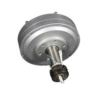 JCKJWL Low RPM 300RPM 200W 500W 100W 3000W Coreless Generator Low Resistance Quick Start Running For Wind Turbine Hydraulic Low Noise, High Efficiency Power Generation(With base,12V_800W)