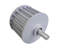 JCKJWL Low Speed 10KW 15KW 20KW 96V 120V Gearless Permanent Magnet Generator AC tors Use Wind Turbine Water Turbine Low Noise, High Efficiency Power Generation(Without Base,96V_5KW)