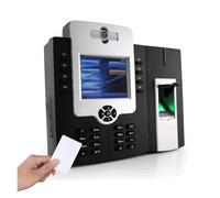 JCKJWL Mutil Language Time Clock For Small Businesses Biometric Fingerprint Time Attendance Clock Machine With Access Control Default With Multi-language and Staff Support(ID wifi adms)