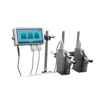 JCKJWL Online Inkjet Printer QR Code Barcode Serial Number Expiration Date Label Printer Multi-format Printing(12.7mm-2nozzl)