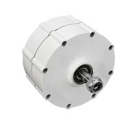 JCKJWL Real Power 600W Small Low RPM Generator 0.6KW 12V 24V 48V Electric tor With Permanent Magnet Turbine For Home Low Noise, High Efficiency Power Generation(No Base,DOUBLE SHAFT_12V)