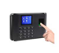 JCKJWL RFID Electric Inspection Biometric Attendance Machine USB Fingerprint Time Clock In For Employees Exit Data Recorder With Multi-language and Staff Support