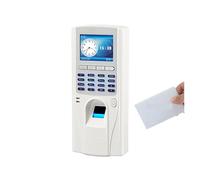 JCKJWL TFS30 Fingerprint Biometric Access Control Device RFID Card Door Access Controller System Time Attendance Time Clock With Multi-language and Staff Support(TFS30-W-IC)