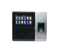 JCKJWL Time Clock For Small Businesses Face Fingerprint Recognition Employee Attendance Machine Network U Disk Download With Multi-language and Staff Support(Version 1)