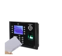 JCKJWL Time Clock For Small Businesses, Fingerprint Time Attendance Terminal 3.5 Inch Screen ID Card Finger Prints Time Clock Machine With Multi-language and Staff Support(ID wifi)
