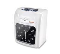 JCKJWL Time Clock Punch Machine With Passcode Insertion Paper Electronic Attendance Machine Punch Card Machine Employee Work Card Punch With Multi-language and Staff Support