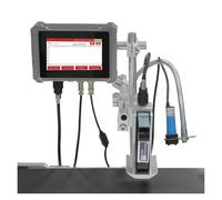 JCKJWL U3-Pro Industrial Online Inkjet Printer 12.7mm/25.4mm Nozzle For Text QR Barcode Logo Image Expire Date Multi-Functional Coding (12.7mm without ink)