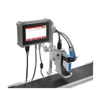 JCKJWL U3Pro 12.7mm Nozzle Industrial Online Inkjet Printer Number For Text QR Barcode Expire Date Logo Printer 600dpi Multi-Functional Coding (12.7mm with 1 ink)