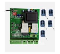 JCKJWL Universal Version AC Circuit Board Control Card Mother Board Plate For Sliding Gate Opener Motor Replacement PCB Circuit Control Board For Swing Gate，Sliding Door(1 board with 5 key)