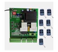 JCKJWL Universal Version AC Circuit Board Control Card Mother Board Plate For Sliding Gate Opener Motor Replacement PCB Circuit Control Board For Swing Gate，Sliding Door(1 board with 7 key)