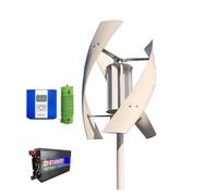 JCKJWL Wind Turbine Generator Kit 3KW Vertical Axis Wind Turbine Household Wind Turbine Low Speed Low Noise Low Noise, High Efficiency Power Generation(With off grid system,48V_3000W)