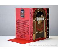 JCL Beautiful original Jukebox art gift birthday card professional