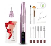 JCMaster Cordless Manicure and Pedicure Set, 25000RPM ,Rechargeable Electric Nail Files, LED Light, Excellent Home Use Electric Nail Drill for Cuticles Hard Skin Removal,Gifts for Girls Women Mum