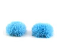 JCMOYUTY 2 Pack Black Windscreen for Hollyland Lark A1 Wireless Mini Microphone Wind Screen Furry Deadcat Cover