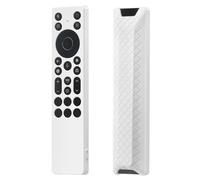 JCMOYUTY Case for TCL RC813A FMB1 / RC923A FMB1 Remote, Protective Sleeve for TCL 2025 QM6K QM7K TV Remote, White