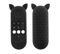 JCMOYUTY Cover for Facebook Protal TV Remote Control, Black Silicone Protective Case