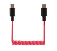 JCMOYUTY for DJI Mic 2, Mic 1 Audio Adapter Cable, USB C to USB C Coiled Aux Cord Compatible with iPhone 16 15, McBook, PC, Laptop, Samsung Phones - 500mm