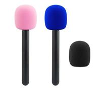 JCMOYUTY for DJI Mic Stand, Holder for DJI Mic 1/2, Handle for Rode Wireless GO II/ME/Pro Wireless Lav Microphone Interview GO Handheld Adaptor Stick Mount 2-Pack Adapter with 3pc Foam