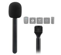 JCMOYUTY for Rode Mic Stand, Holder for comica BoomX-D2 Vimo C3 / GODOX MoveLink M2 II/Saramonic BLINK500B2+ / Shure MoveMic Wireless Lav Microphone Handle Mount Adapter