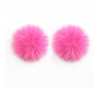JCMOYUTY Windscreen for Hollyland Lark A1 Wireless Mini Microphone, 2 Pack Hot Pink Furry Wind Muff Deadcat Foam