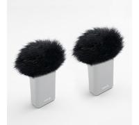 JCMOYUTY Windscreen for NEEWER CM28 Wireless Lavalier Microphone Deadcat Furry Cover, 2-Pack Pop Filter Accessory