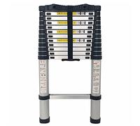 JCNAGXY 8m/ 7m/ 6m/ 5m/ 4m/ 3.5m/ 2.7m Telescopic Folding Ladder Extension Aluminum, Heavy Duty Telescoping Ladder for Rooftop RV Attic Home Outdoor Work, Load 330lbs