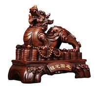 JCNAGXY Feng Shui Ornaments Ornament Pi Yao/Pi Xiu Statue Wealth Porsperity Resin Sculpture Decoration for Family Office Lucky Gift,BSmall