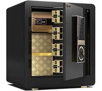 JCNAGXY,Home, Home Digital s, File Password Wall Mounted Fireproof with Key Key (Color : Jazz Black)