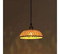 JCNAGXY Indoor Chandelier, Nordic Chandelier Art LED Single Head Pendant Light Clothing Store Bedroom Bedside Hanging Lamp and Rattan Art Ceiling Lamp