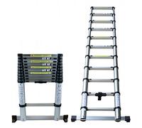 JCNAGXY Industrial Aluminum Extension Ladder for 26ft/23ft/20ft/18.5ft/16.5ft/15ft/10ft/8.5ft RV Rooftop Tent, Aluminum Extension Telescopic Ladders for Household and Outdoor Working, Load 330lb